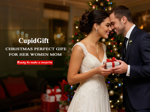 Cross Necklace for Women Gold 14K 18K Gold Plated Dainty Heart Birthstone Rose Necklaces Everyday Jewelry Baptism Faith Anniversary Christmas Birthday Gifts for Wife Mom