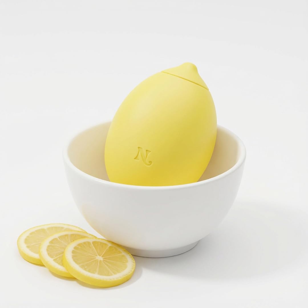 Hello Nancy Lemon Personal Massager for Women, Handheld Air Pulse Massager with 12 Intensities, Hello Nancy Lemon Massager, Discreet Rechargeable Wellness Device for Relaxation and Stress Relief