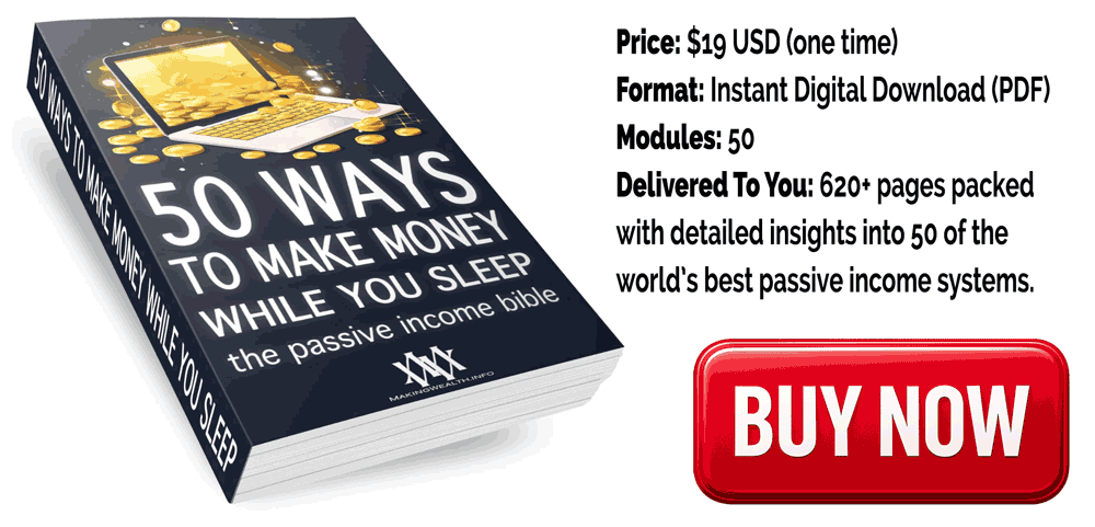 50 Ways To Make Money While You SleepLearn The Secrets Of Income Automation From An Entrepreneur Who HasMade Over $2,000,000 Online With Multiple Passive Income Streams... ★ Making Wealth