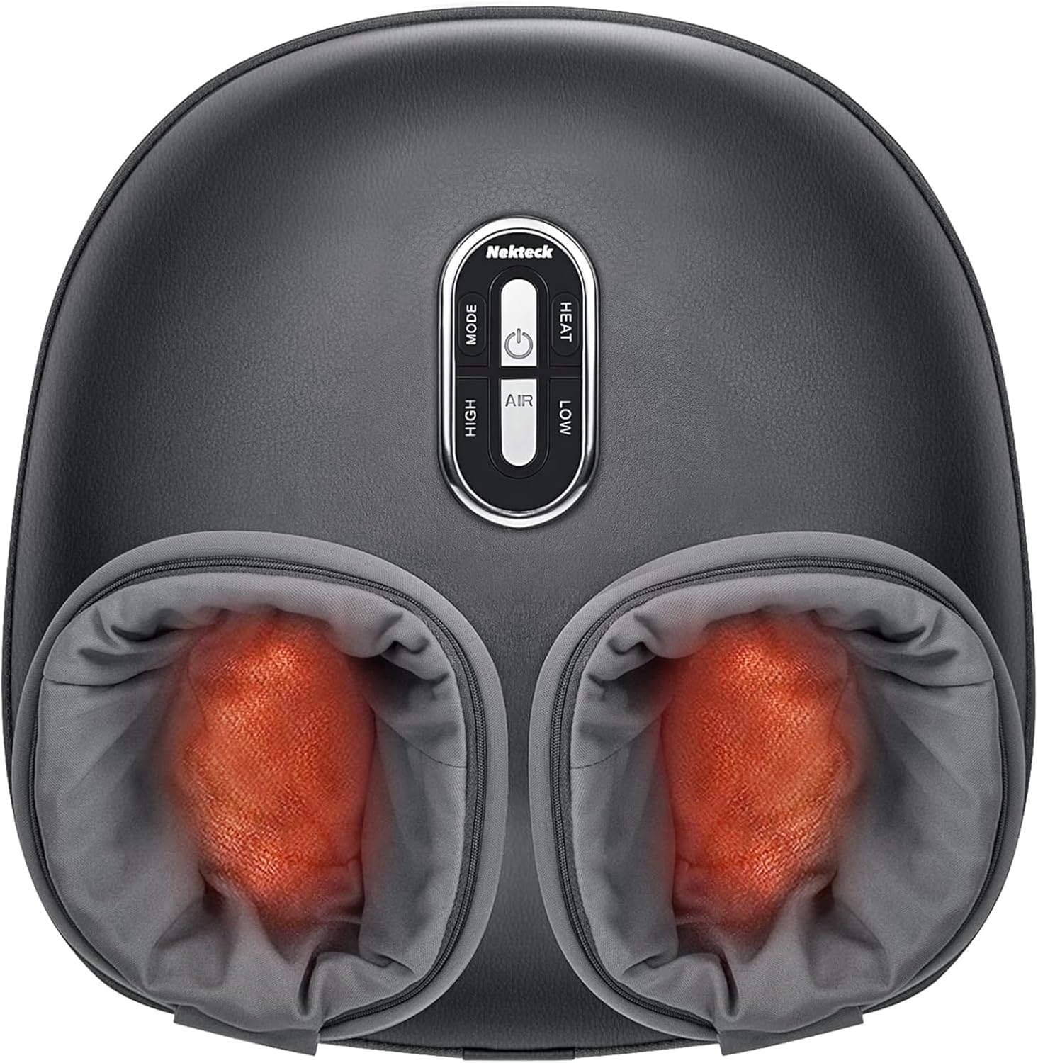 Nekteck Shiatsu Foot Massager with Heat [2026 Upgraded], 3 Modes Deep Kneading Therapy Air Compression, Feet Massage for Plantar Fasciitis, Relaxation Gifts for Men Women Mom Dad Birthday Mother's Day